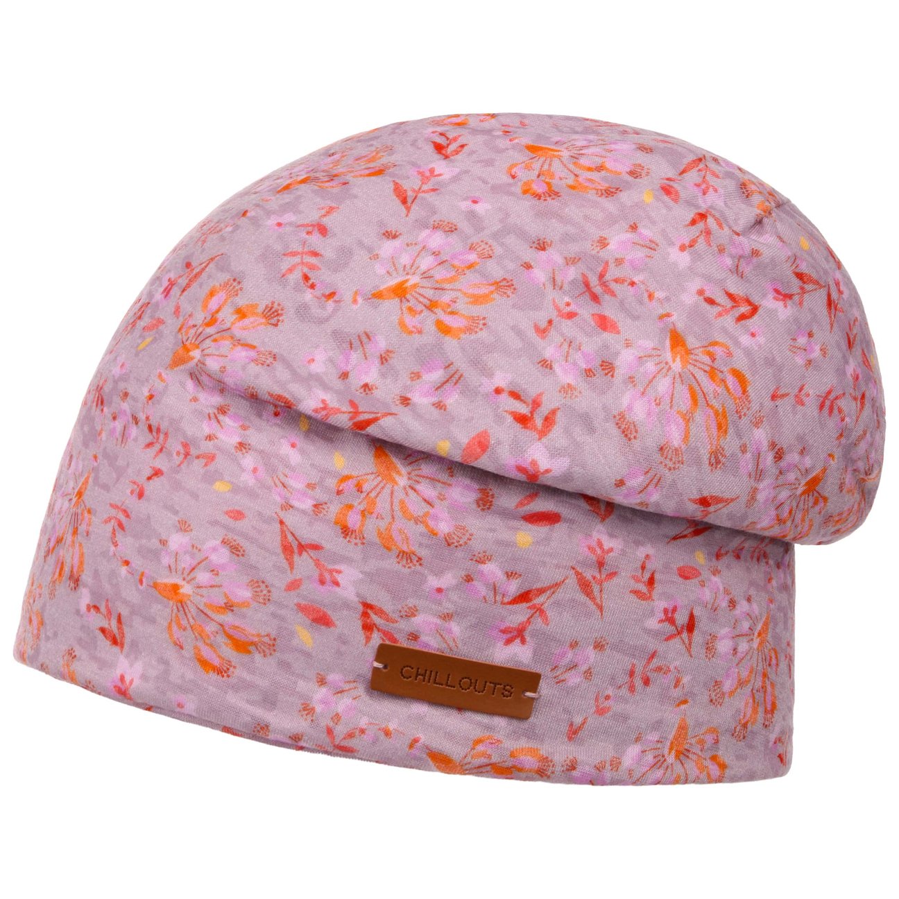 Chillouts Women's Lilac Linz Cotton Beanie Hat By