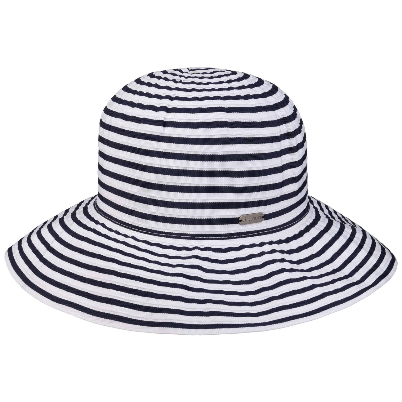 Chillouts Women's Blue-White Freeland Floppy Hat By