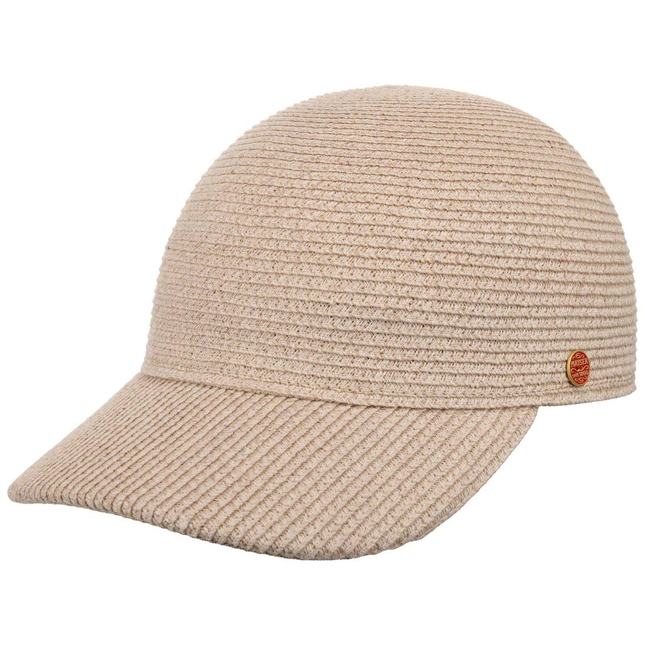 Mayser Women's Cream White Teo Linen Hemp Cap By