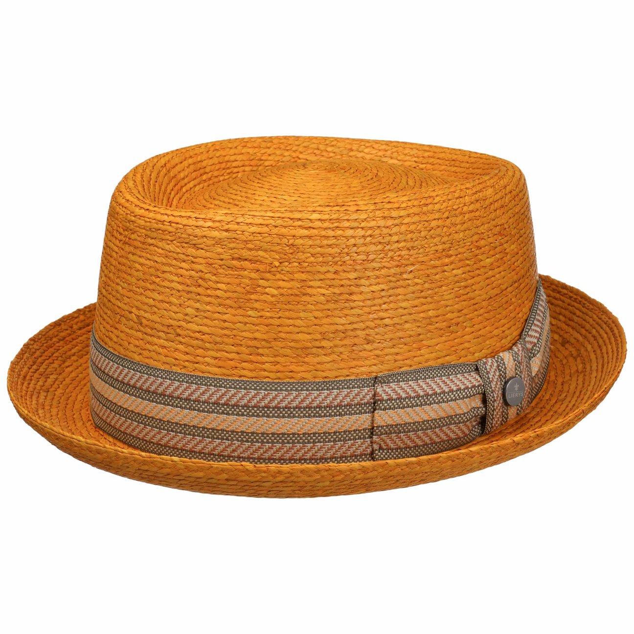 Lierys Women's Mustard Oakleford Raffia Pork Pie Hat By