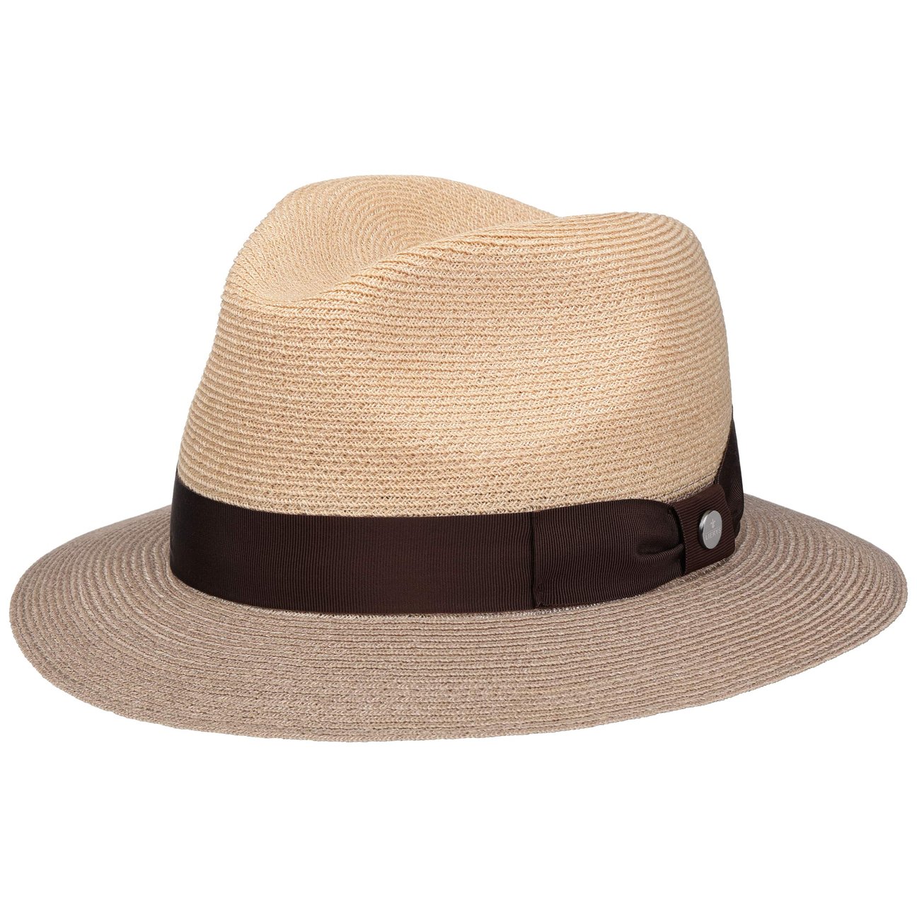 Lierys Nature-Beige Twotone Traveller Hemp Hat By