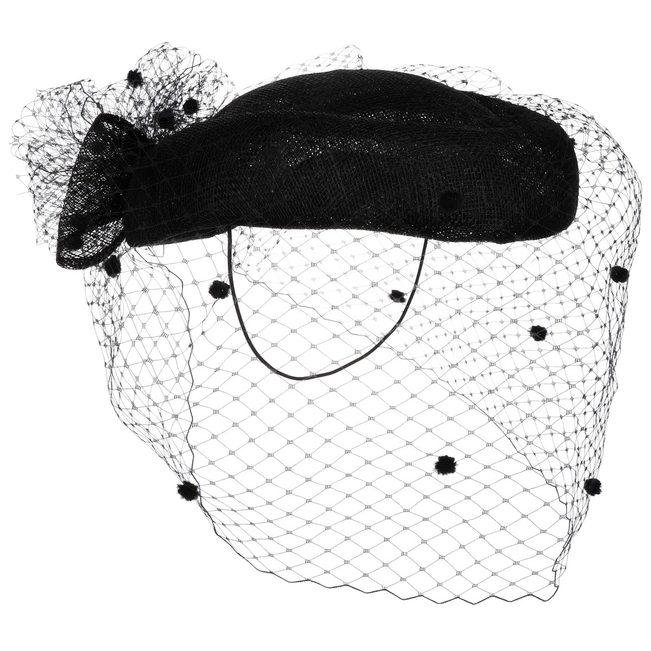 Lierys Women's Black Denica Pillbox Hat By