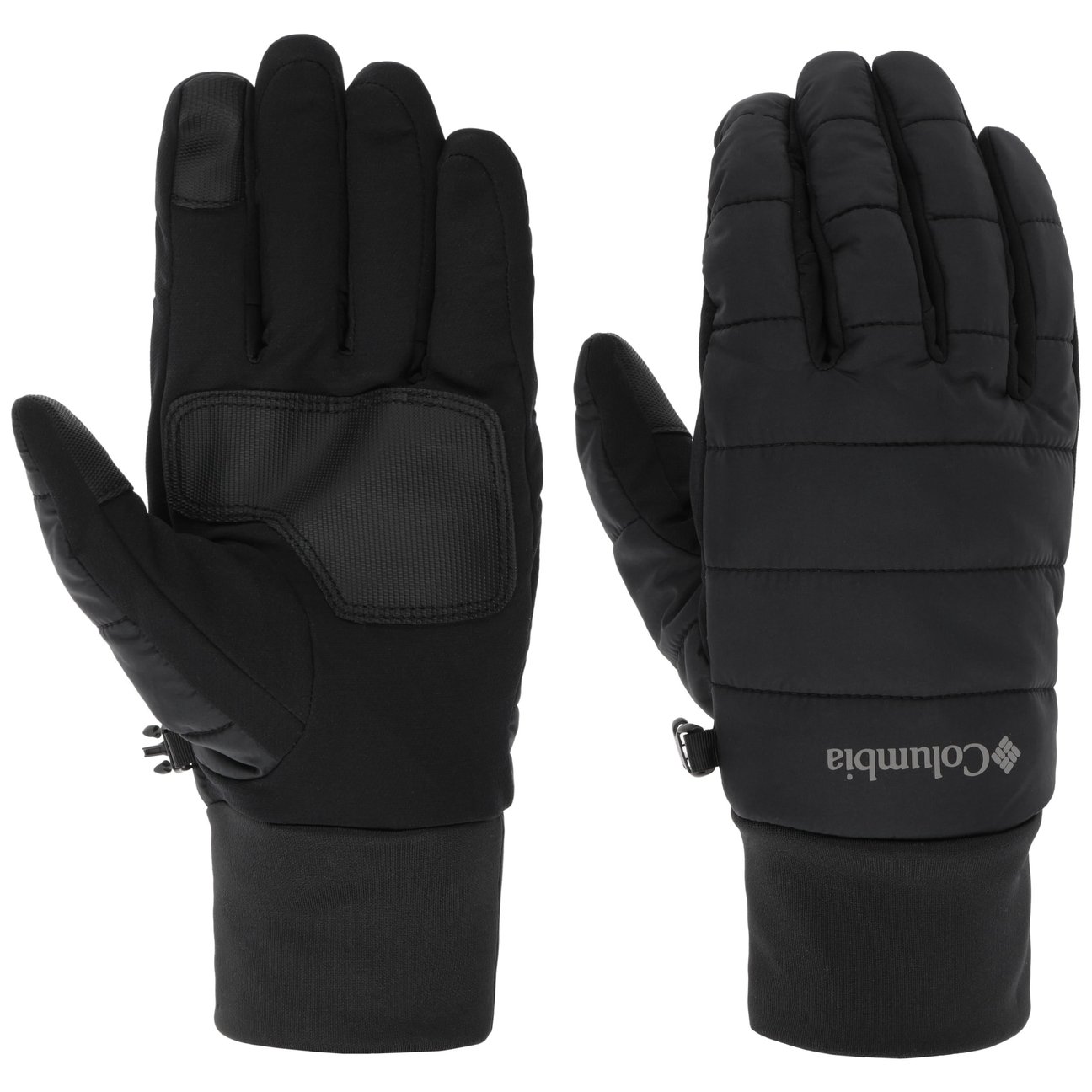 Columbia Black M Powder Lite Ii Gloves By