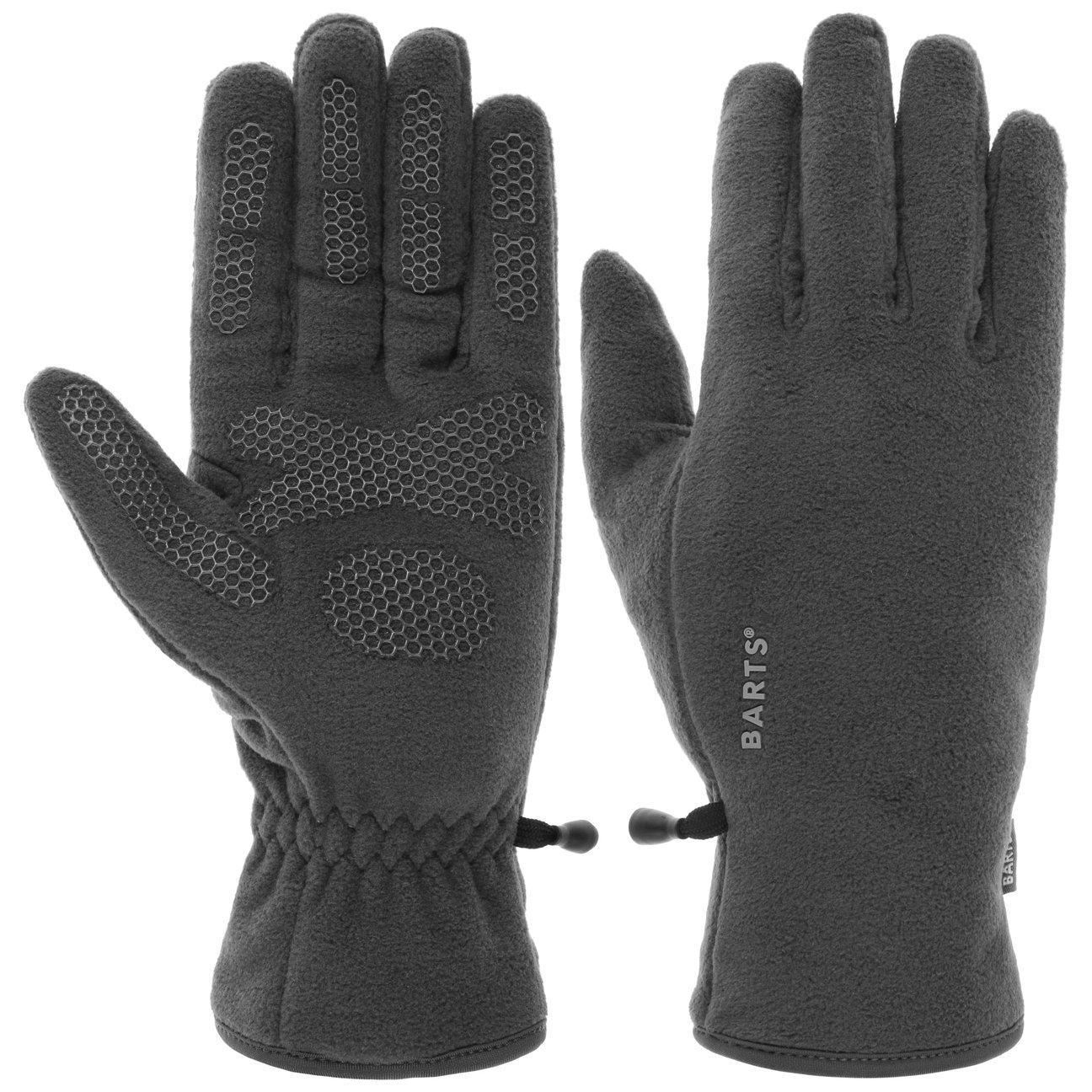 Barts Men's Dark Grey Classic Uni Fleece Gloves By