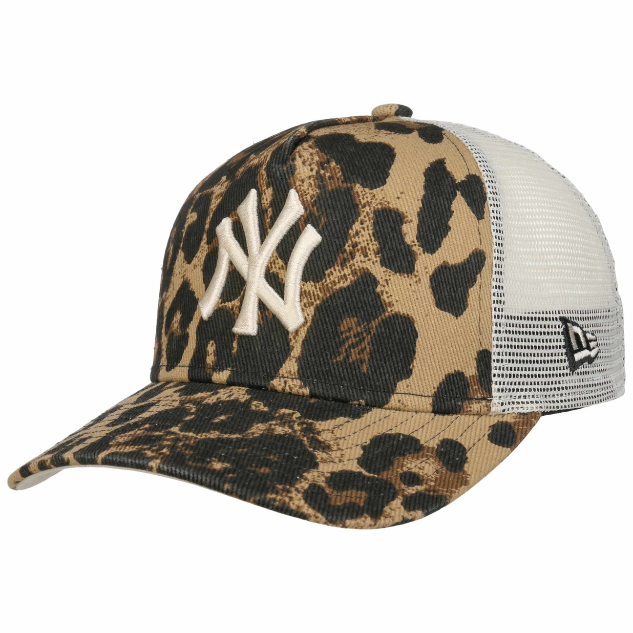 New Era Women's Beige-Black 9Forty Mc Wmns Leo Yankees Cap By