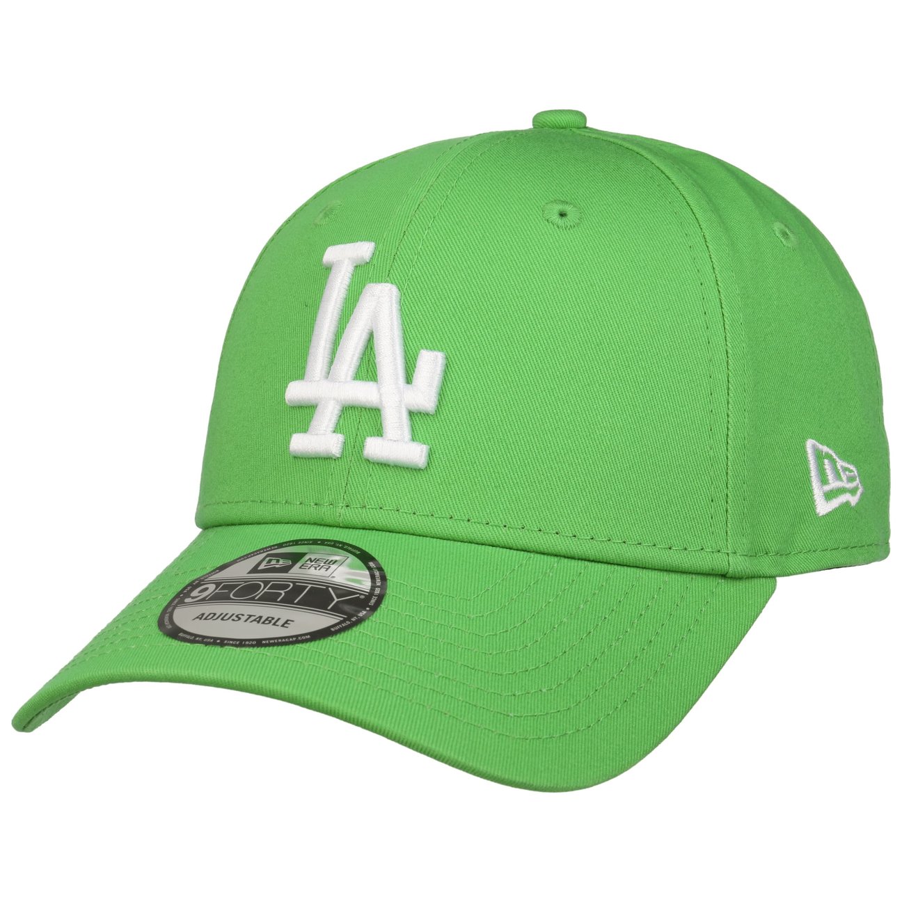 New Era Men's Green 9Forty Ess Cotton Dodgers Cap By