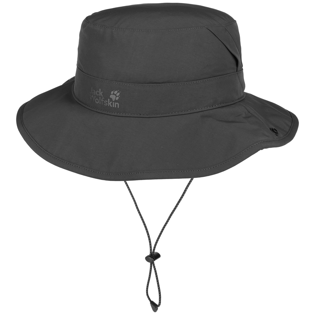 Jack Wolfskin Women's Black Uni Bucket Mesh Cloth Hat By