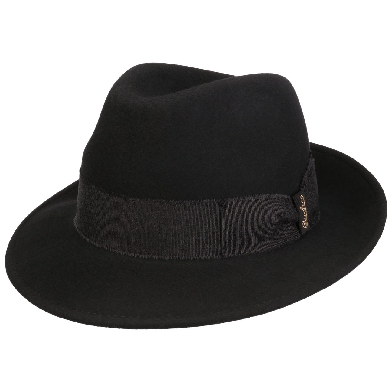 Borsalino Men's Black Ricky Bogart Hat By
