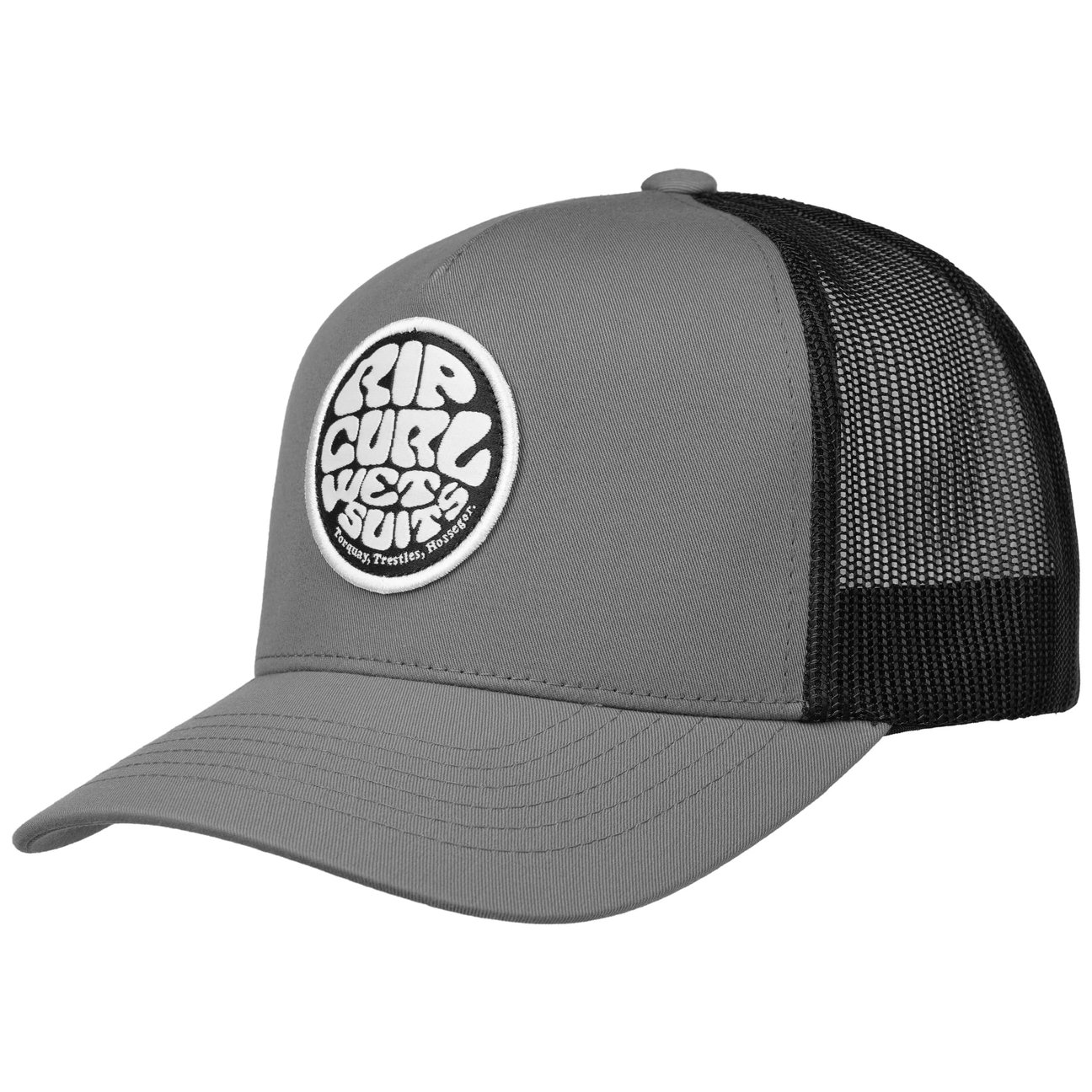 Rip Curl Women's Grey Wetsuit Icon Uni Trucker Cap By