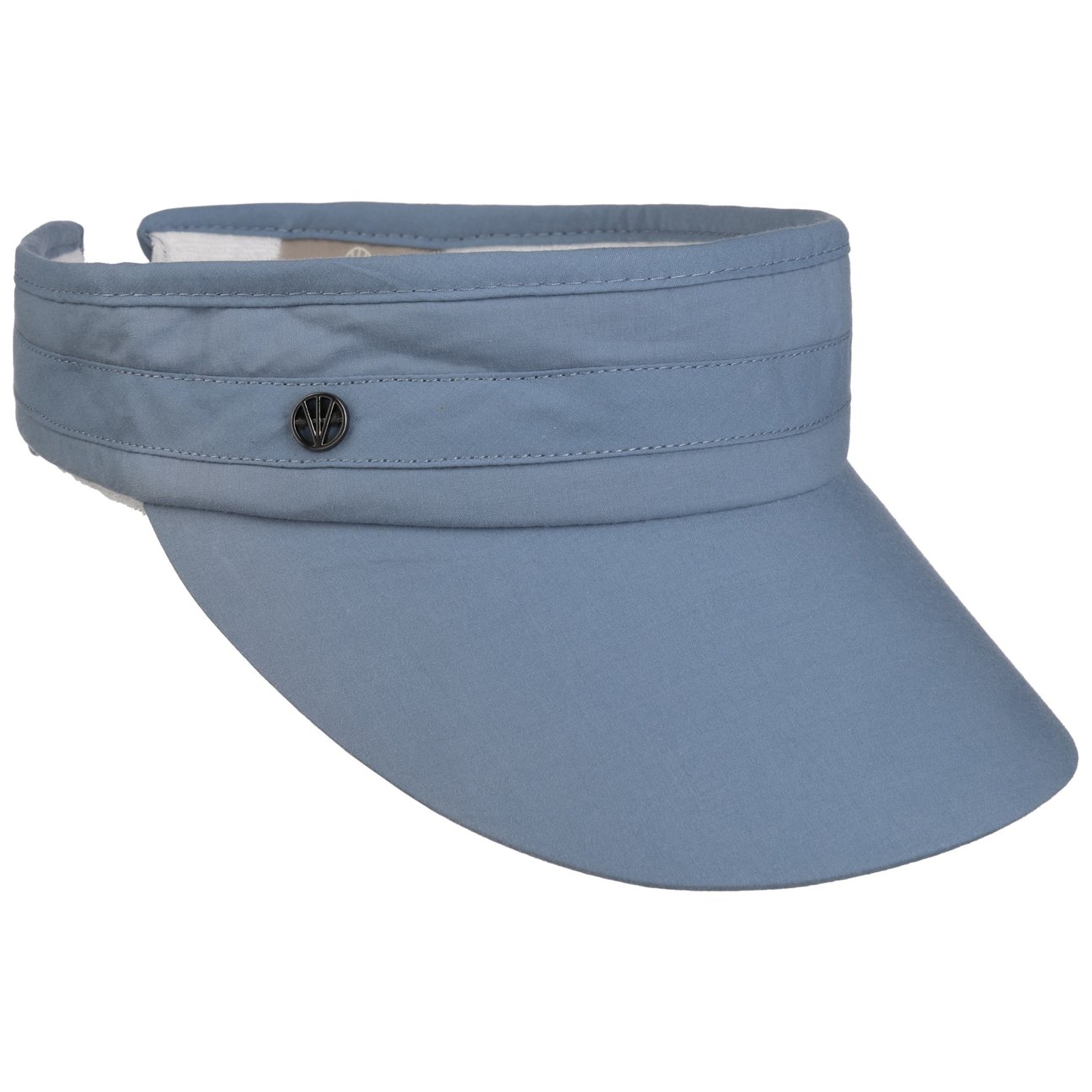 Loevenich Women's Blue Uni Cotton Visor By
