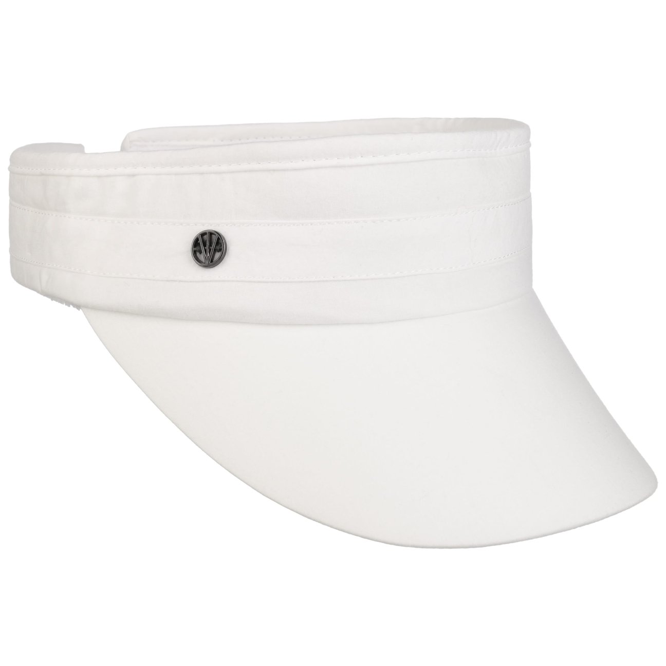 Loevenich Women's White Uni Cotton Visor By