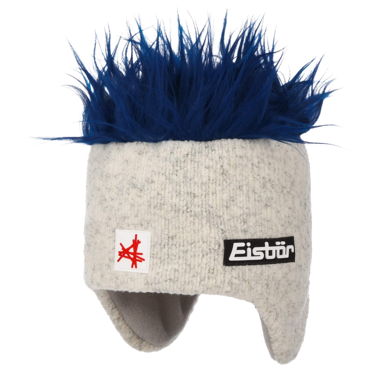 Eisbär Men's Beige-Blue Cocker Skipool Ski Austria Beanie By