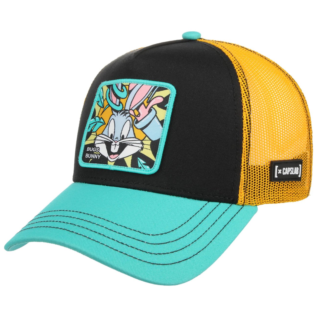 Capslab Women's Turquoise Looney Tunes Trucker Cap By