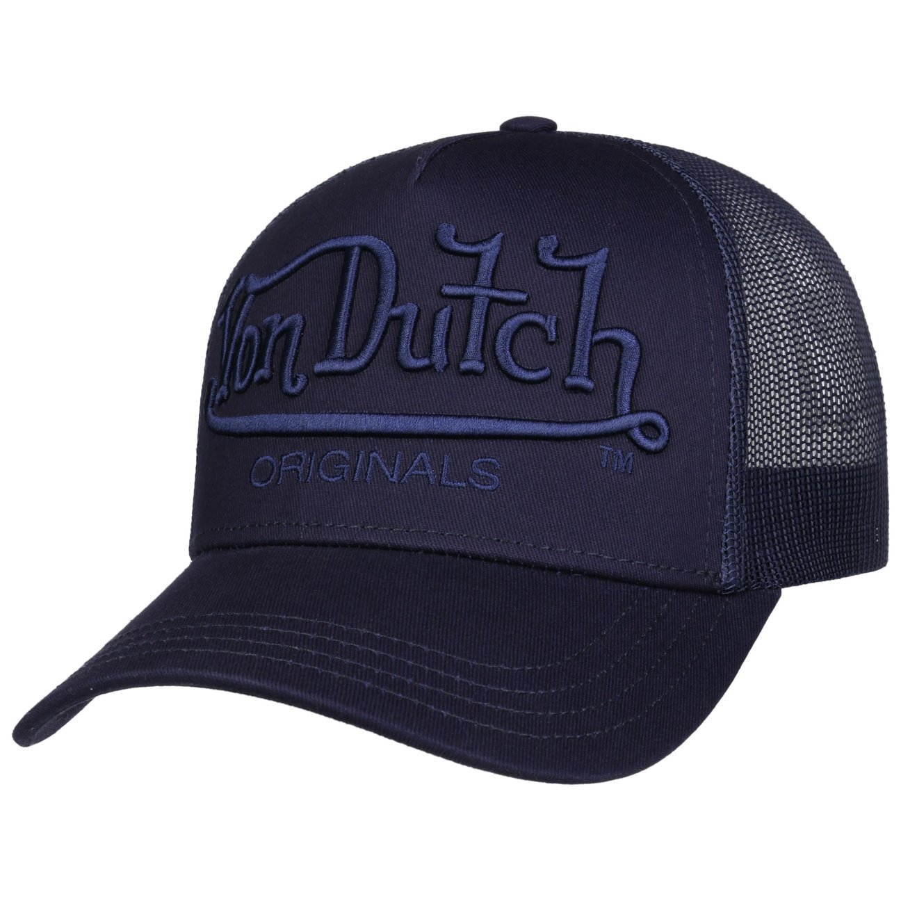Von Dutch Men's Navy Originals Trucker Cap By