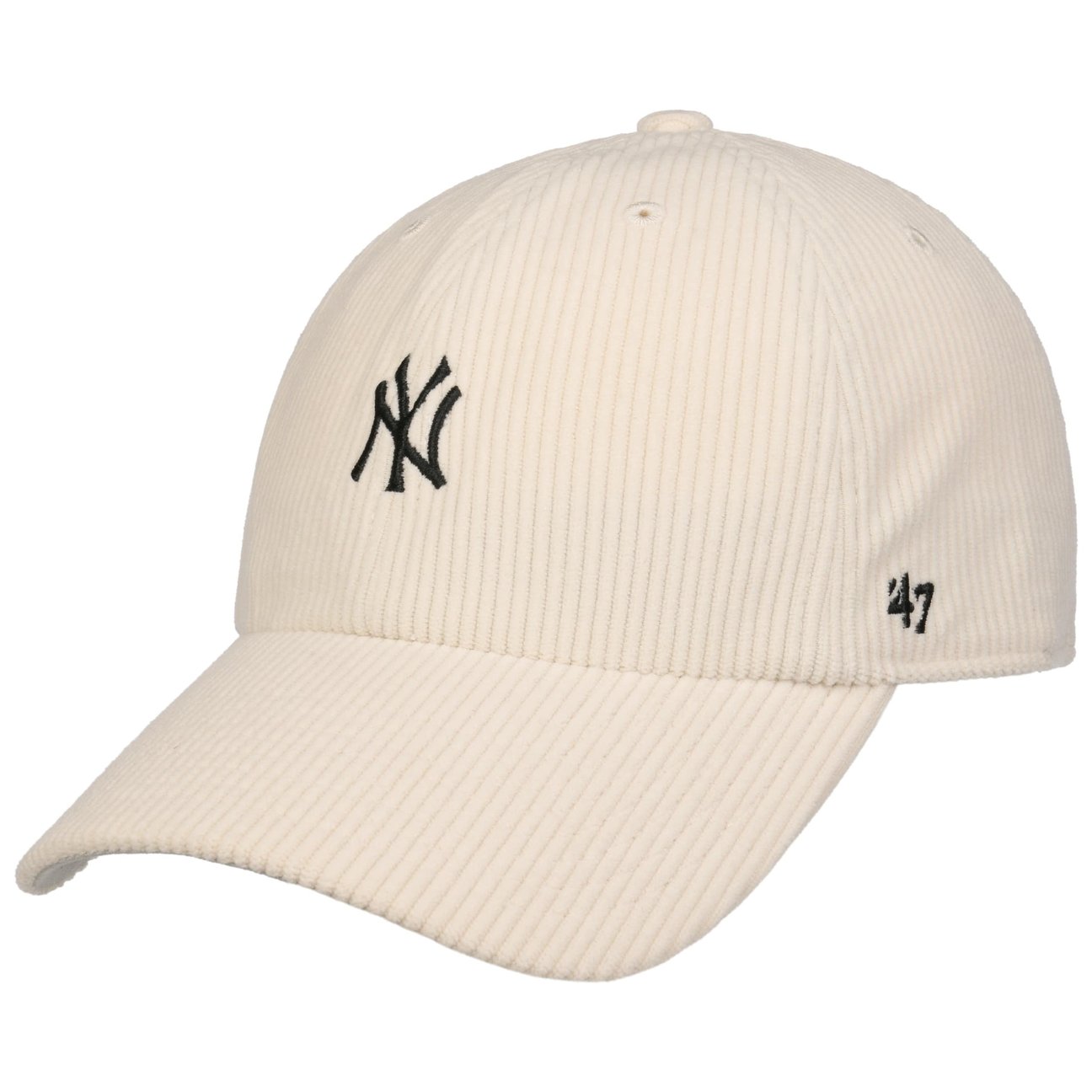 47 Brand Men's Beige Clean Up Yankees Corduroy Cap By