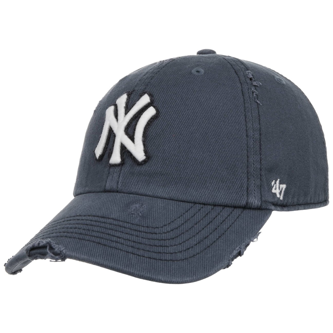 47 Brand Men's Navy Clean Up Weathered Yankees Cap By