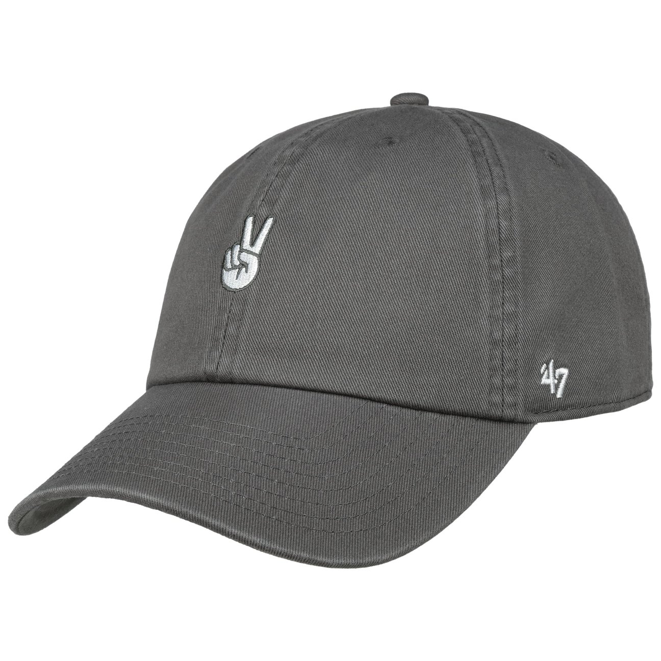 47 Brand Men's Anthracite Clean Up Peace Base Runner Icon Cap By