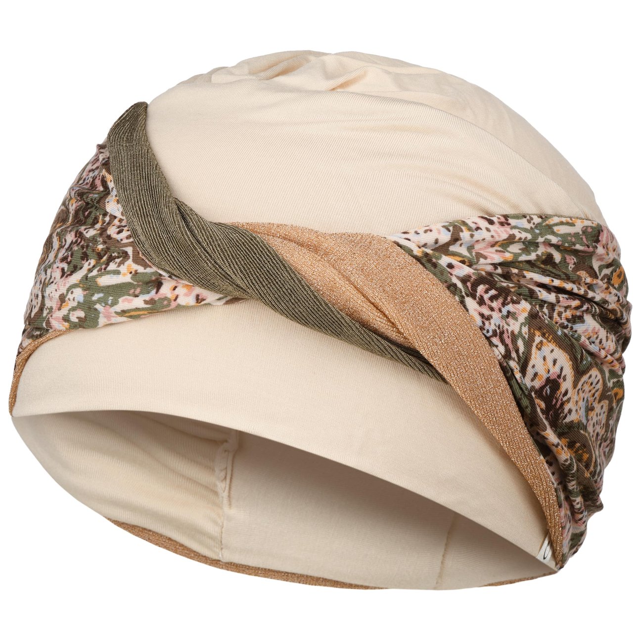 Christine Headwear Women's Beige Shakti Romance Turban By