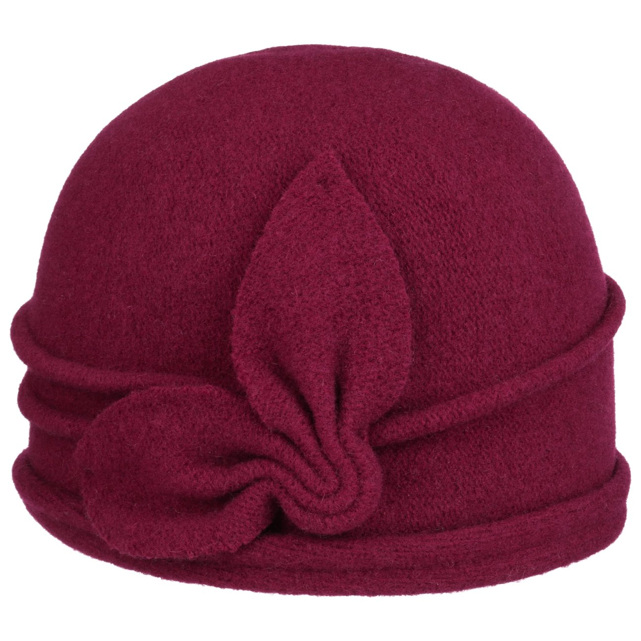 Seeberger Women's Raspberry Jorina Milled Wool Hat By