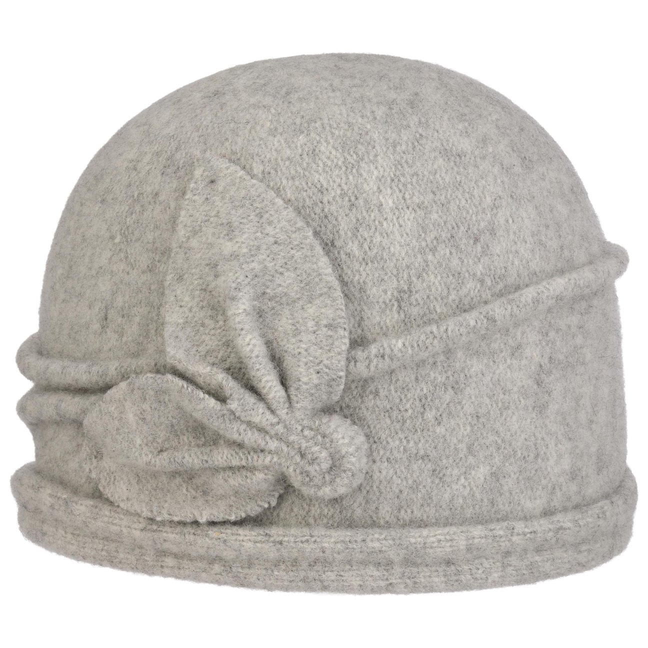 Seeberger Women's Grey Jorina Milled Wool Hat By
