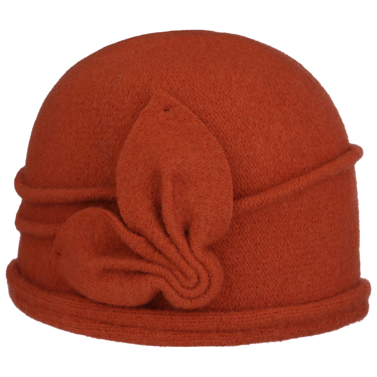 Seeberger Women's Terracotta Jorina Milled Wool Hat By