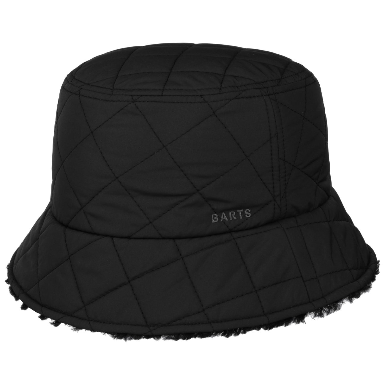 Barts Women's Black Erola Quilt Bucket Rain Hat By
