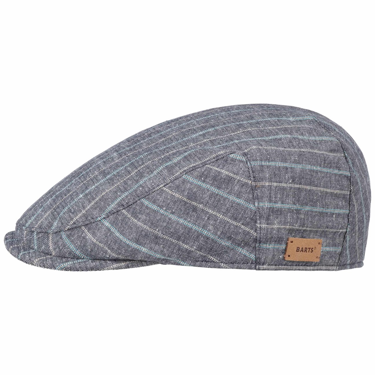Barts Men's Blue Jarvis Flat Cap By