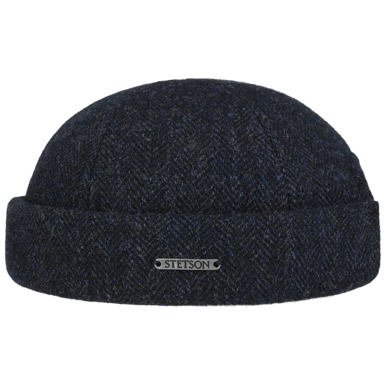Stetson Navy Lavoy Herringbone Docker Hat By