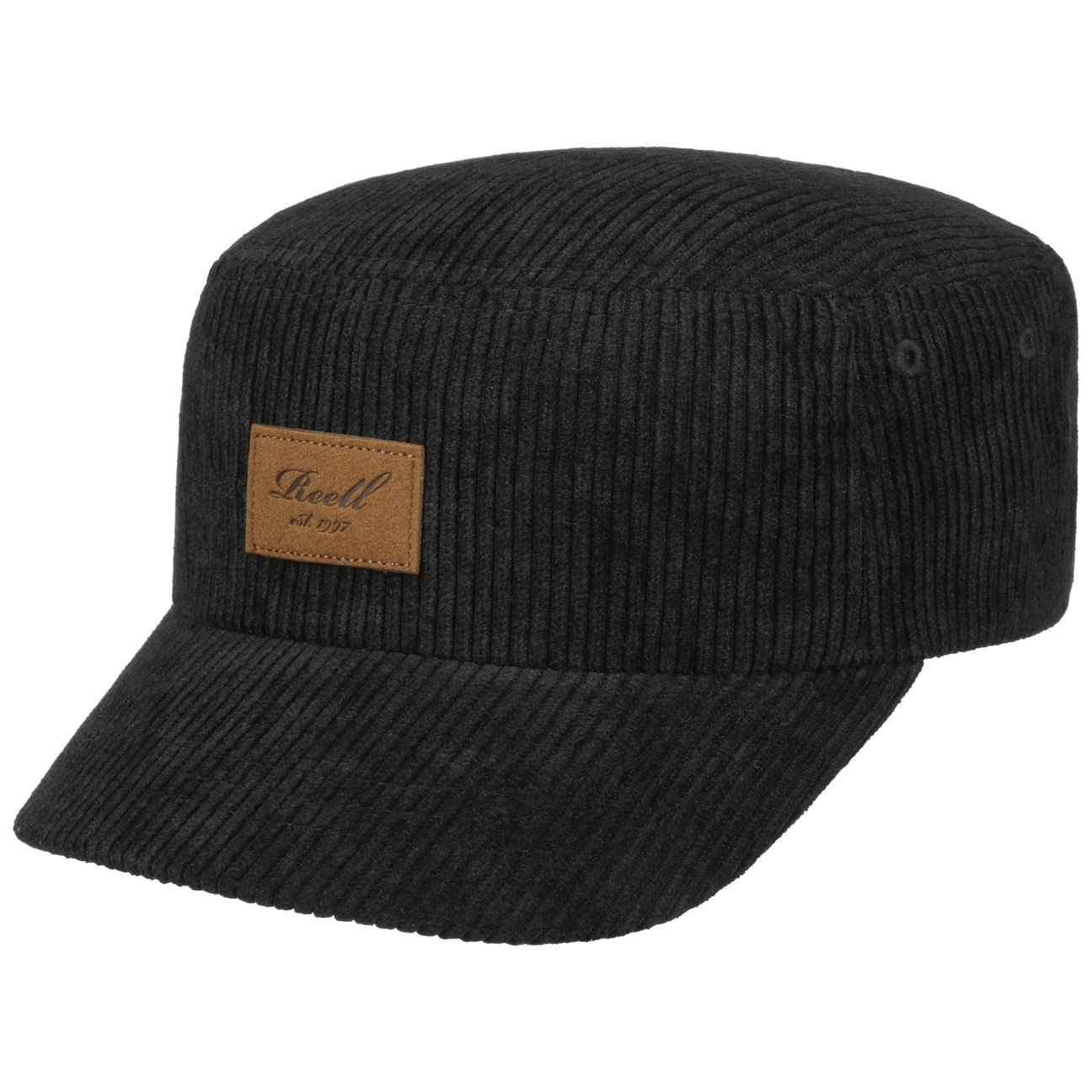 Reell Black Caval Corduroy Army Cap By