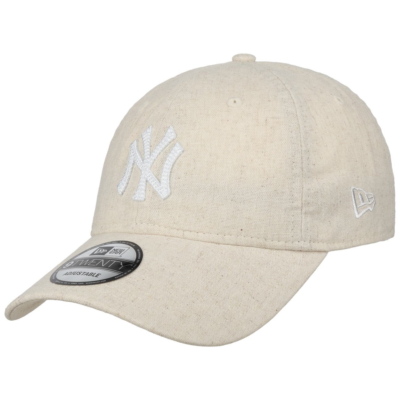 New Era Men's Beige 9Twenty Linen Yankees Cap By