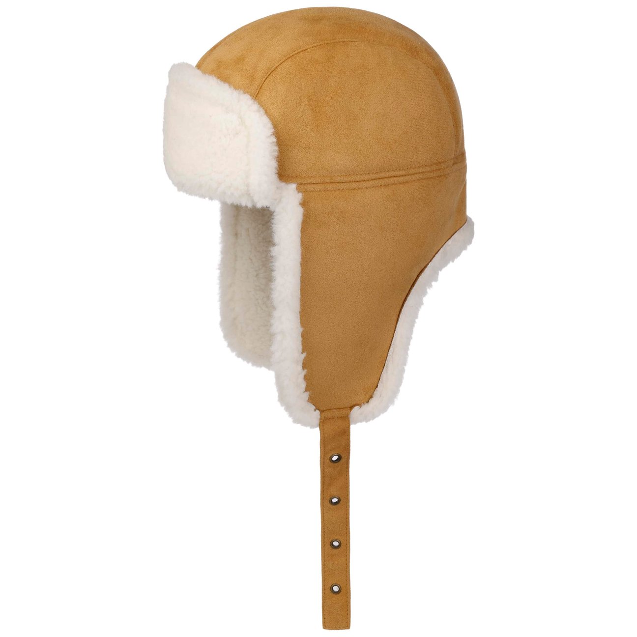 Seeberger Women's Beige Fake Fur Trapper Hat By