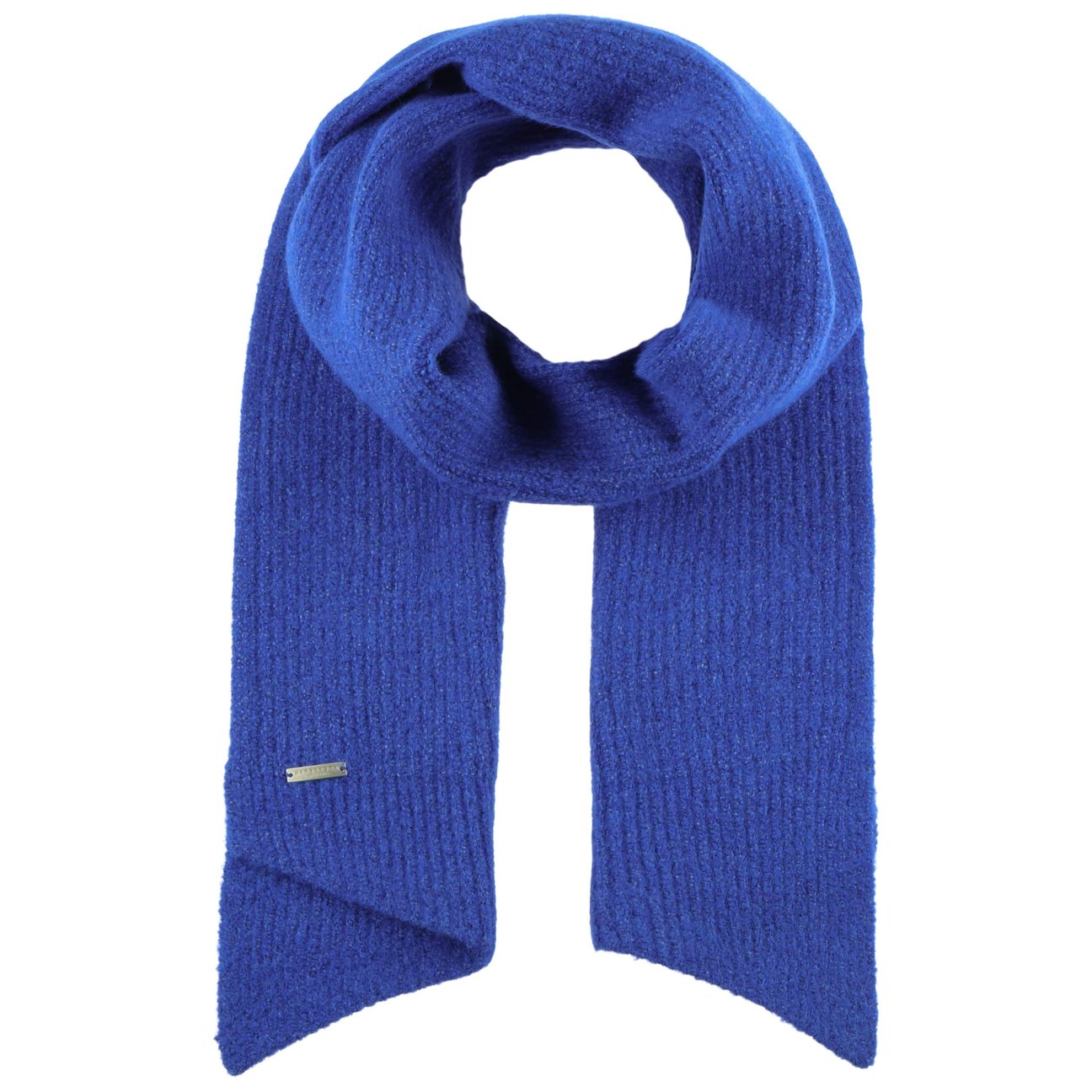 Seeberger Women's Royal-Blue Valarena Knit Scarf By
