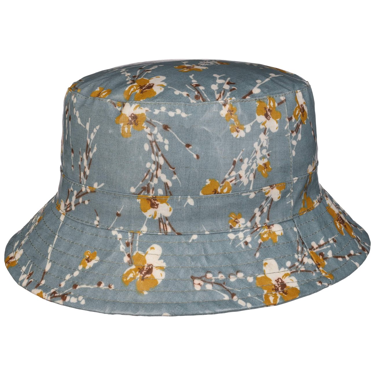 Mcburn Unisex Petrol Blue Bucket Rain Hat By