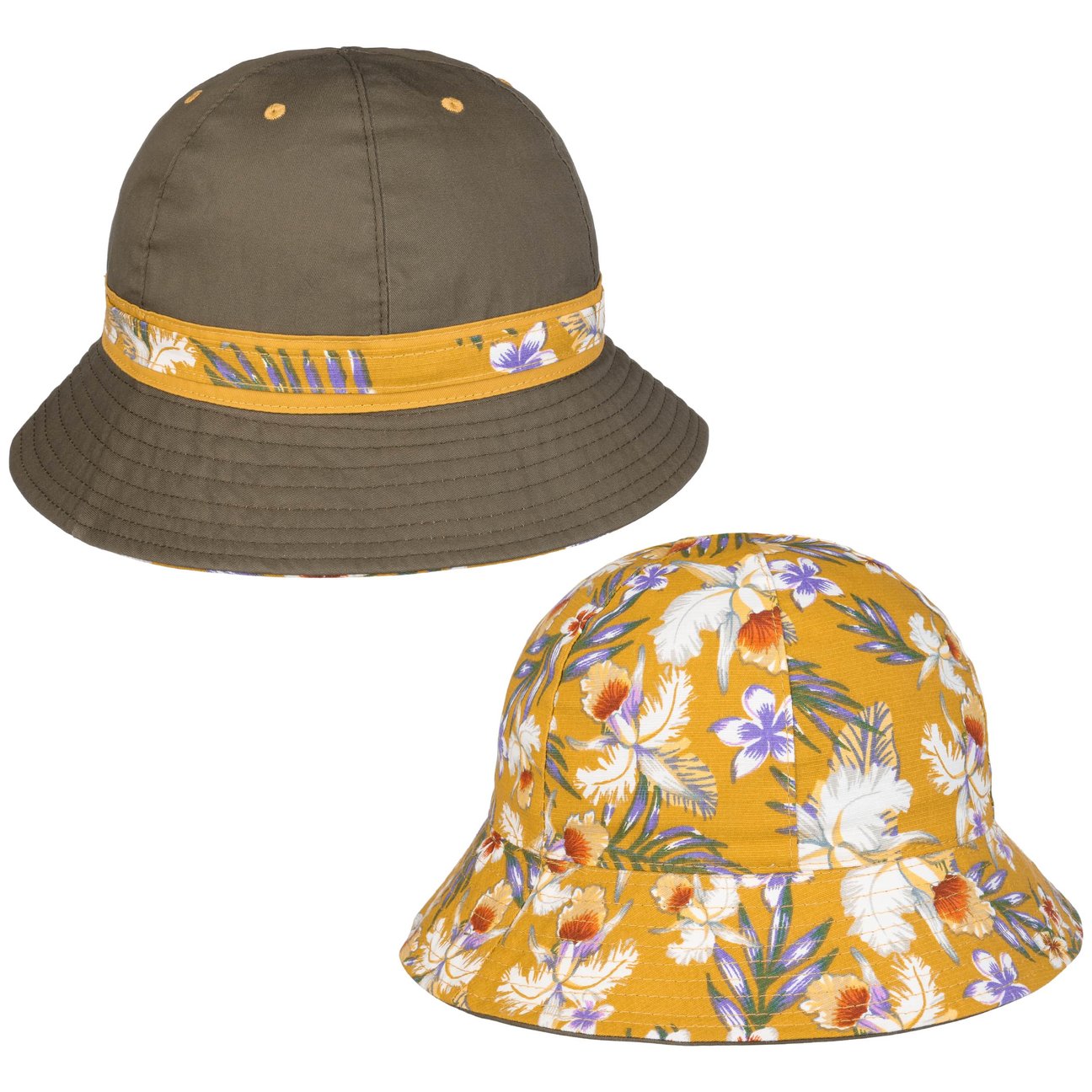 Mcburn Unisex Olive Bucket Reversible Hat By