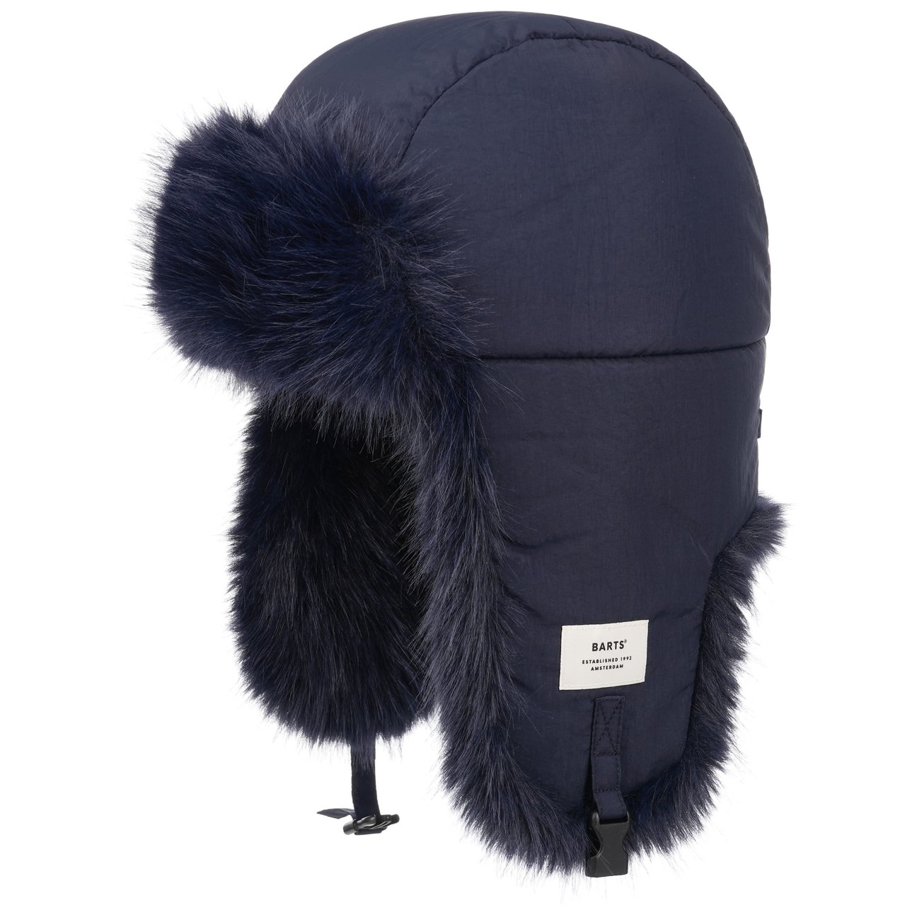 Barts Women's Navy Hawka Bomber Faux Fir Trapper Hat - Size One Size - Image 3