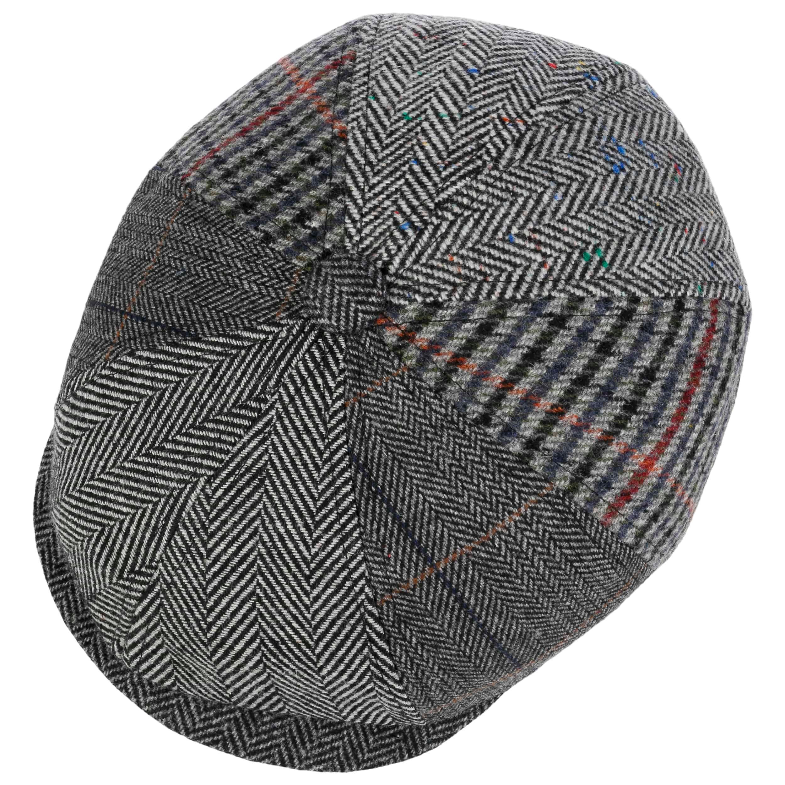 Lipodo Flatcap Met Ruit Heren Gevoerde Wol Made In Italy Maten 49 61 Cm Herencap Klep Herfst Winter 59 Antraciet 1011252107