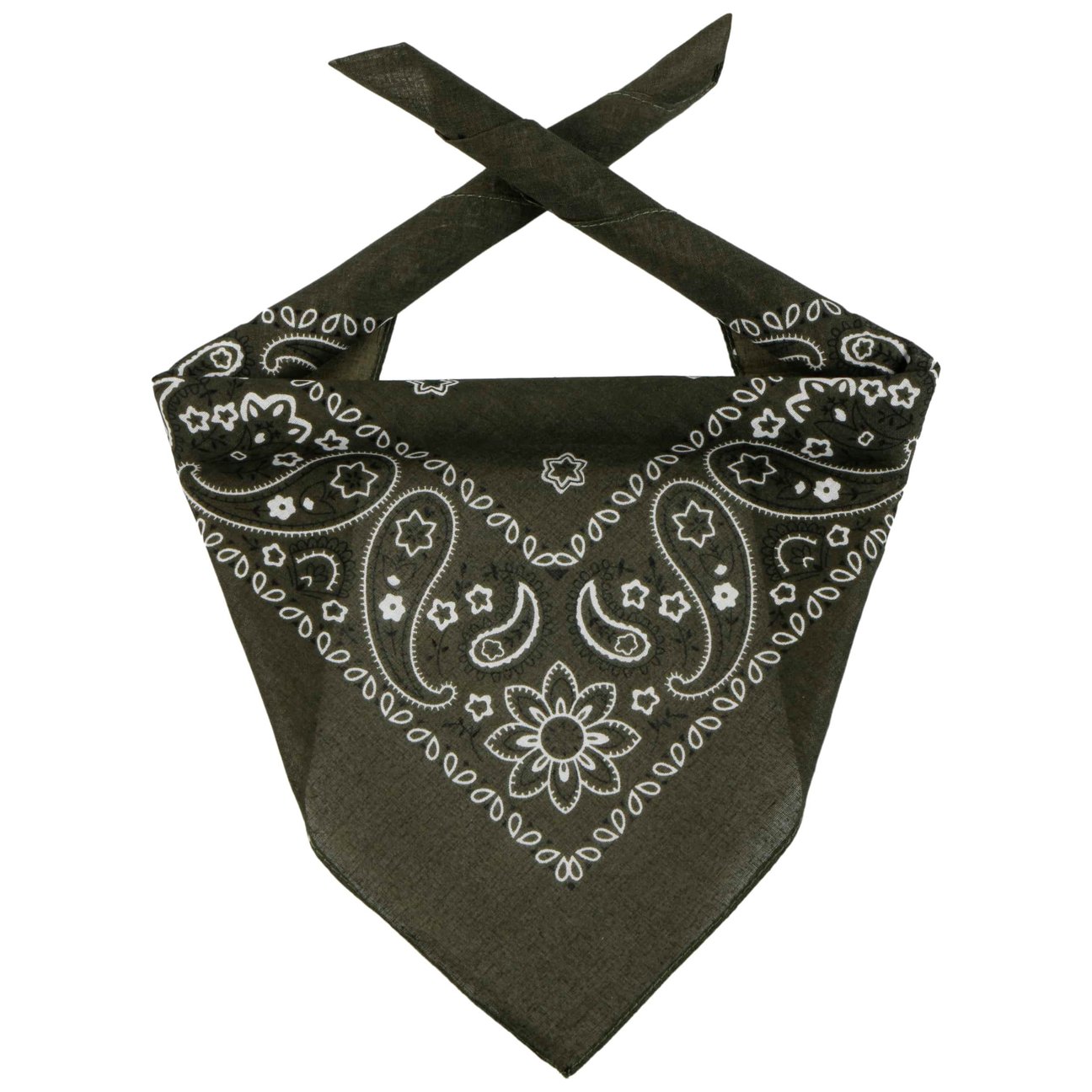 Lipodo Unisex Olive Bandana Headscarf By