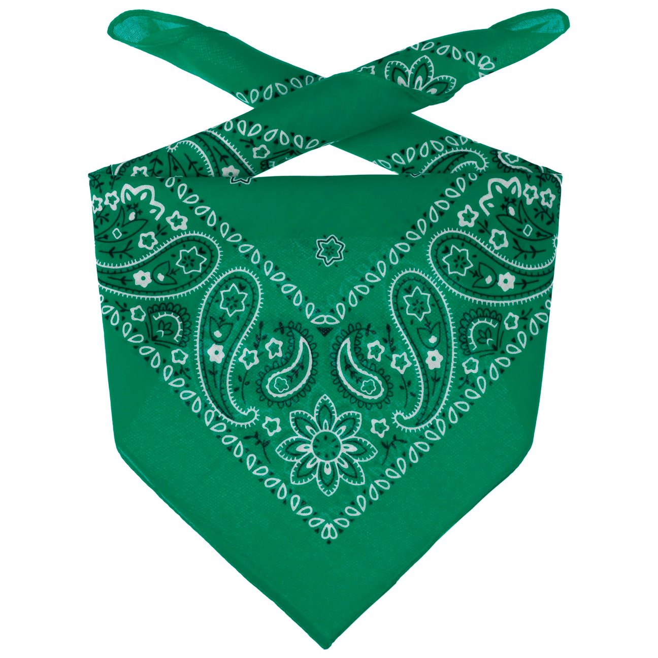 Lipodo Unisex Dark Green Bandana Headscarf By