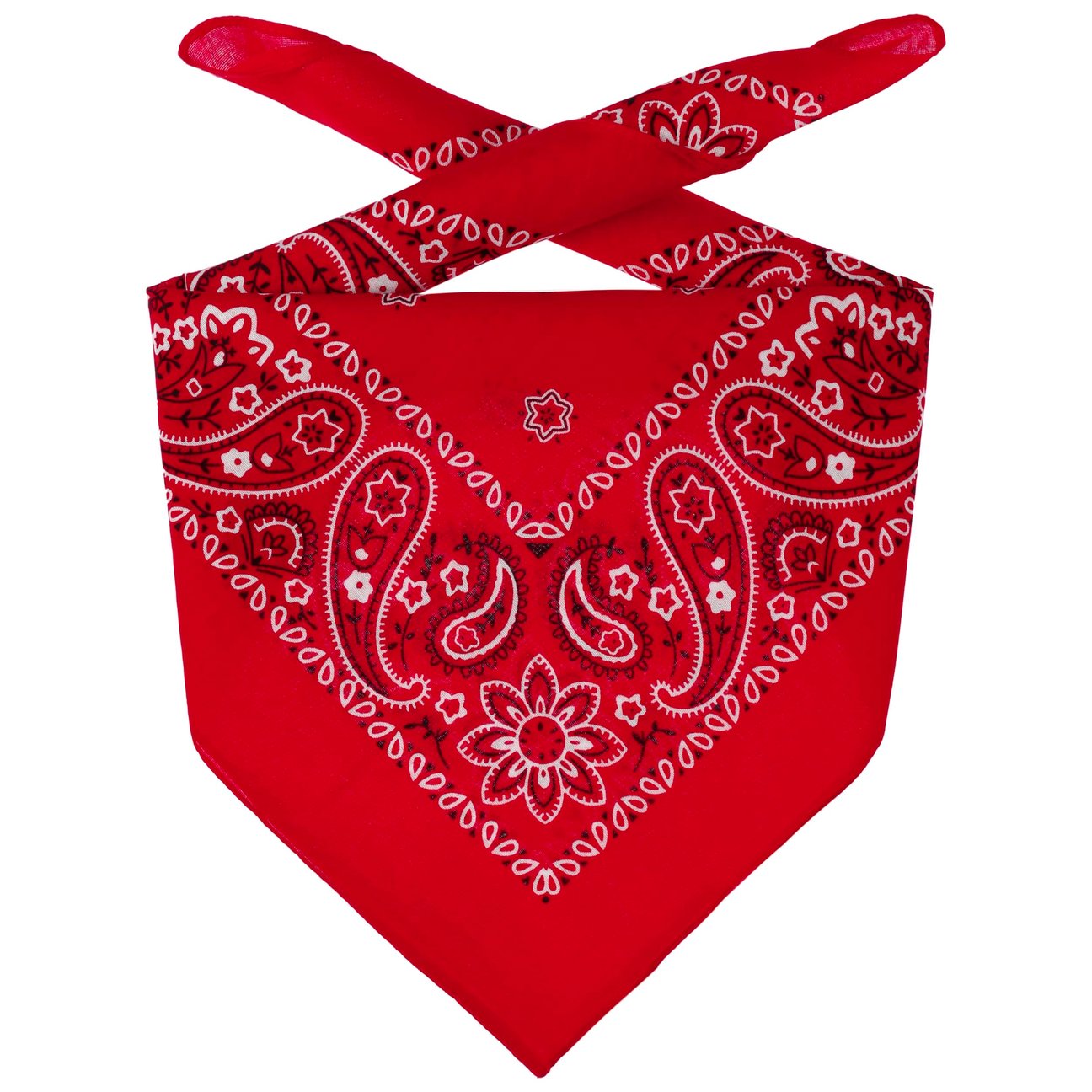 Lipodo Unisex Red Bandana Headscarf By