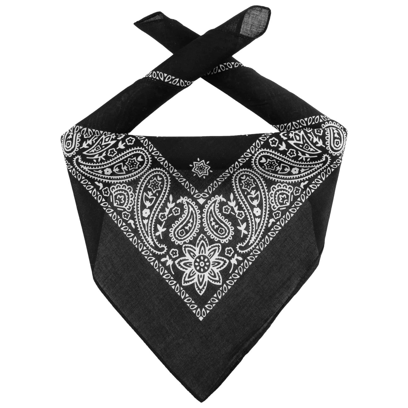 Lipodo Unisex Black Bandana Headscarf By