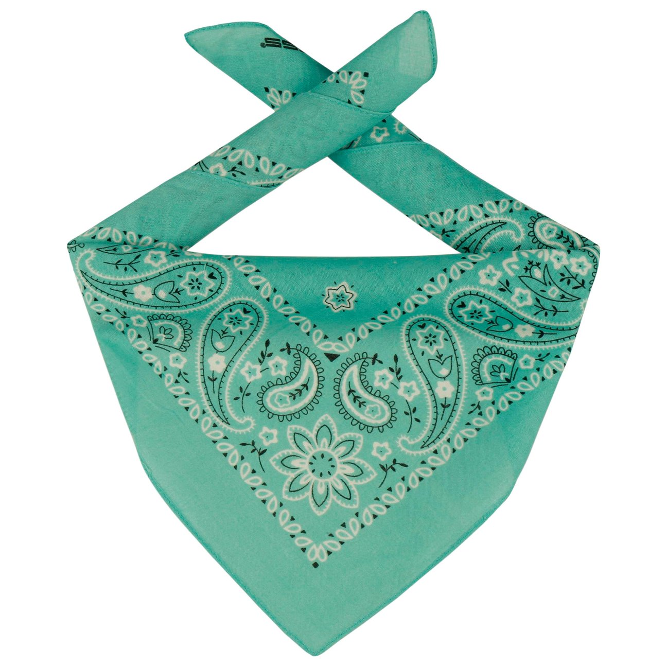 Lipodo Unisex Turquoise Bandana Headscarf By