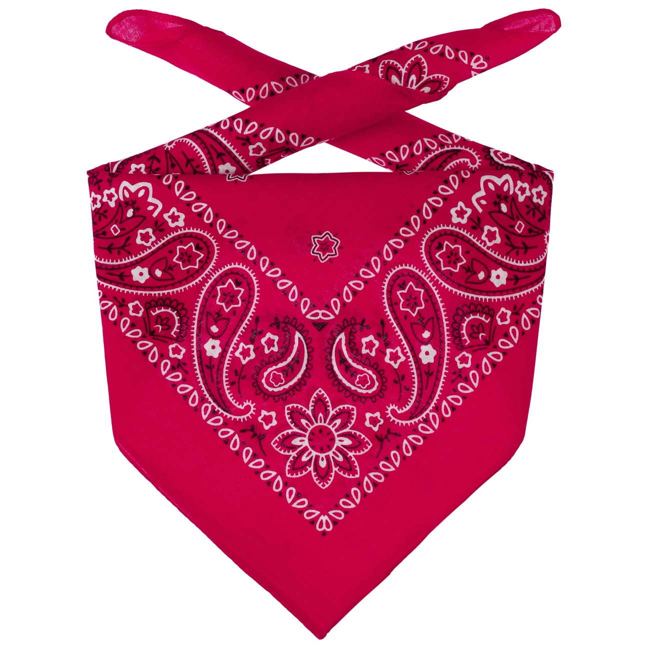 Lipodo Unisex Pink Bandana Headscarf By