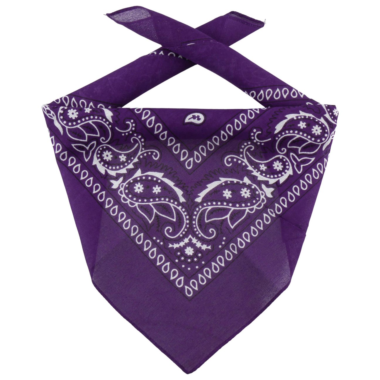 Lipodo Unisex Purple Bandana Headscarf By
