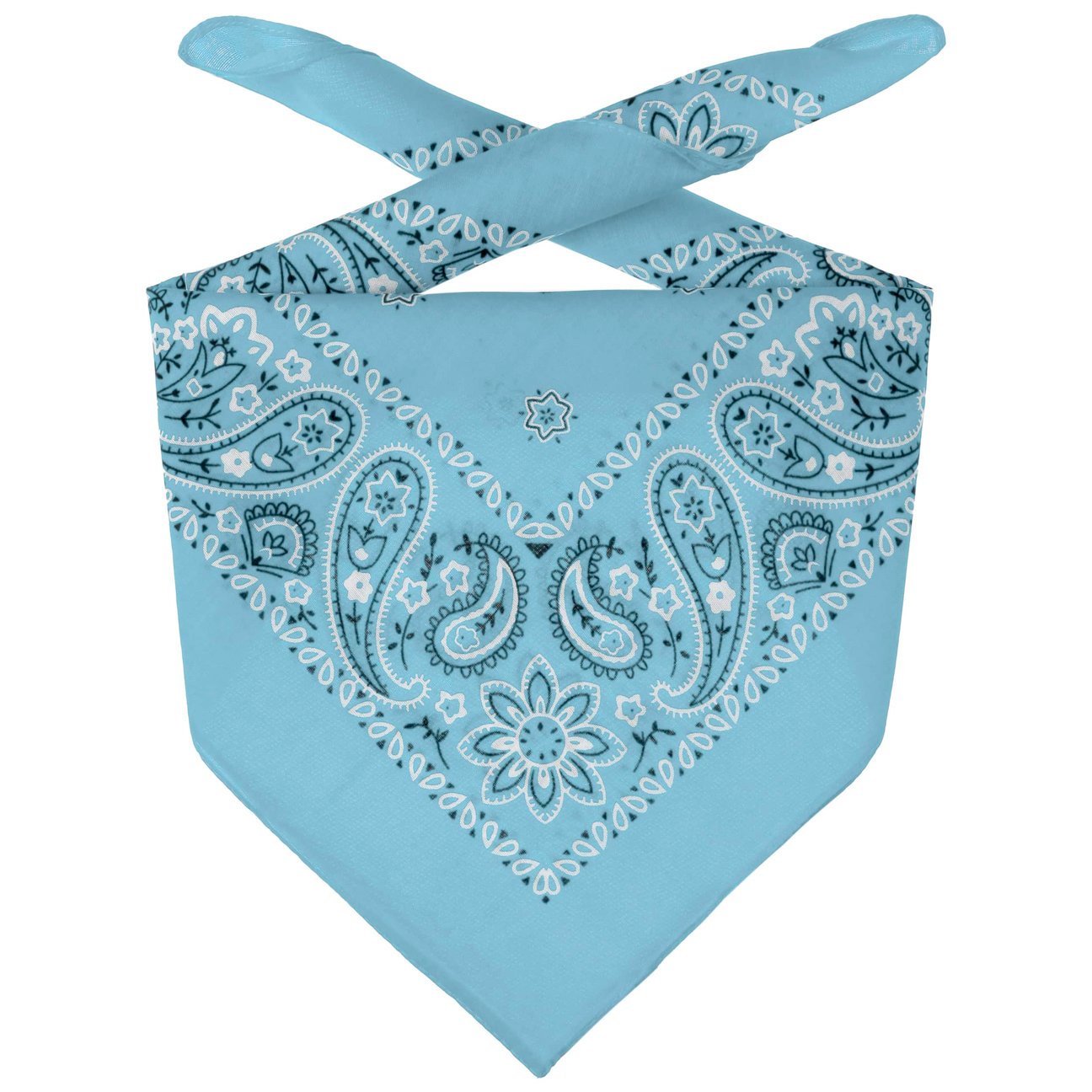 Lipodo Unisex Light Blue Bandana Headscarf By