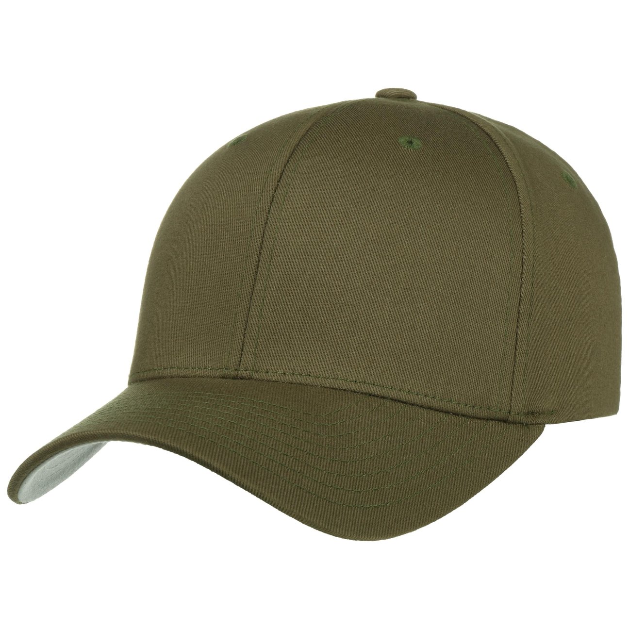 Hatshopping.co.uk Unisex Olive Spandex Flexfit Cap