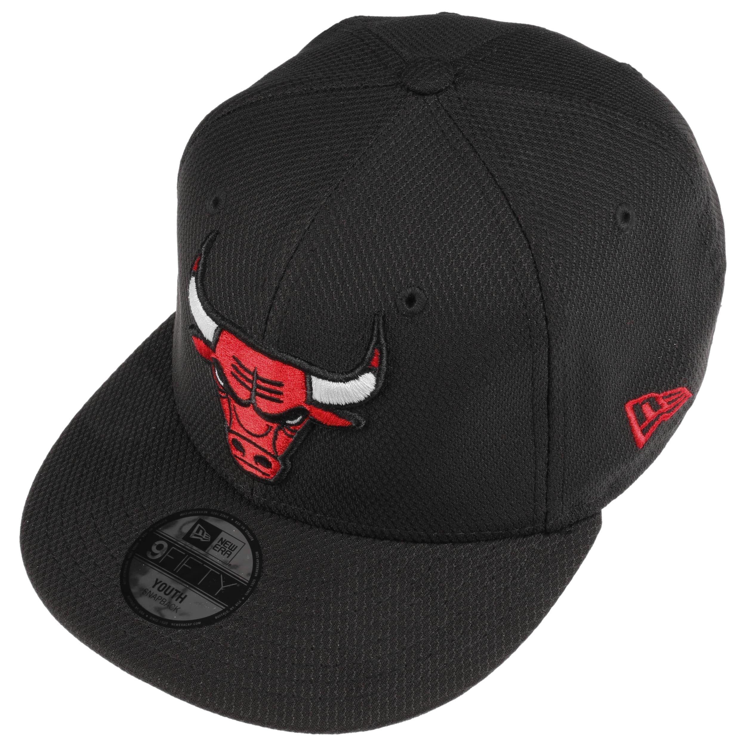 Cappello Newera 940 Metallic Badge Chicago Bulls Nero