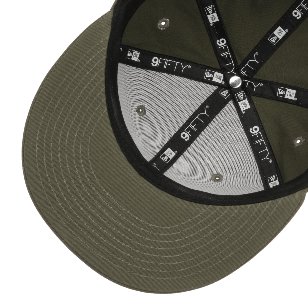 Los Angeles Dodgers New Era 9Fifty Snapback hat (Black White Gray Under  Brim)