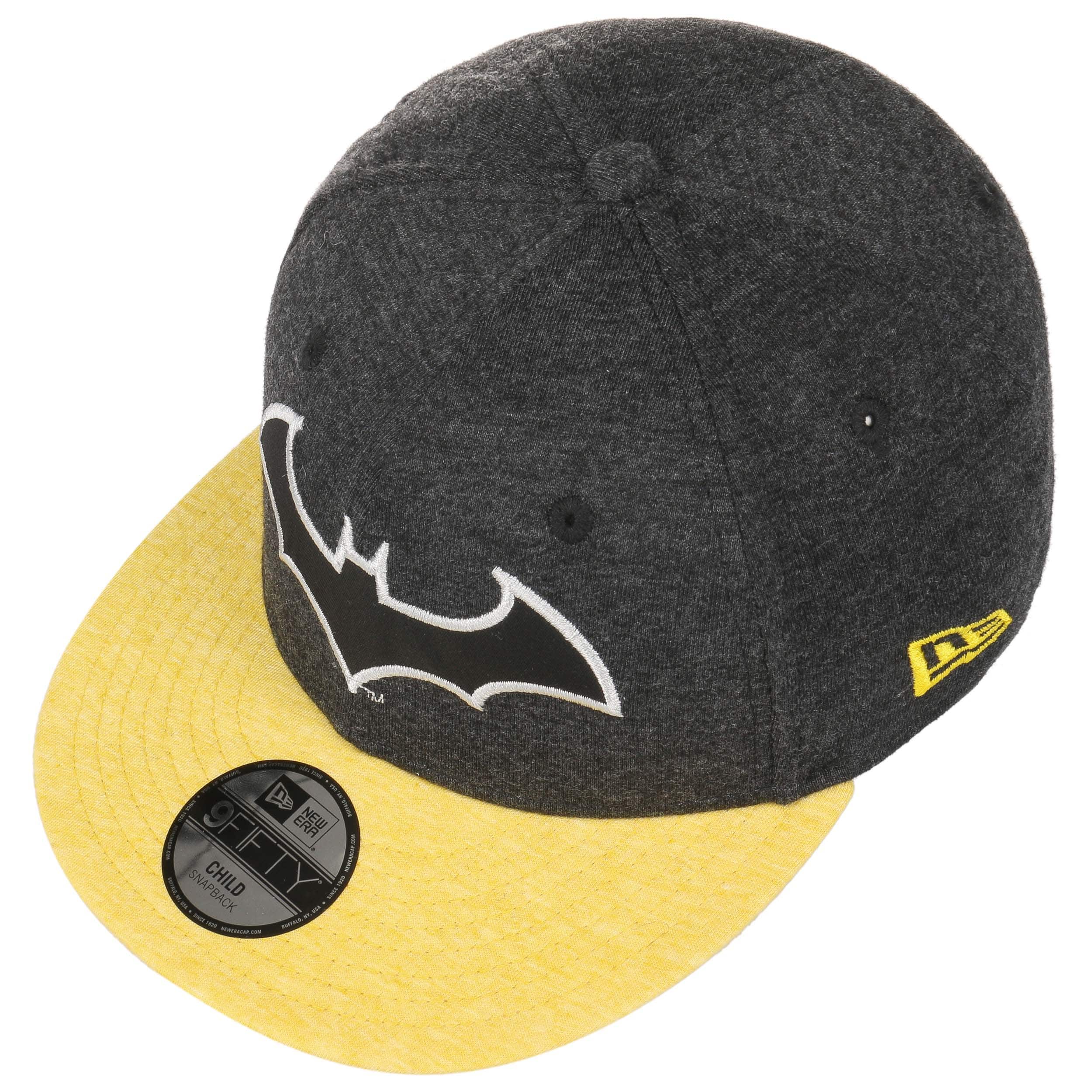 Jersey Hat - Black/Batman - Kids