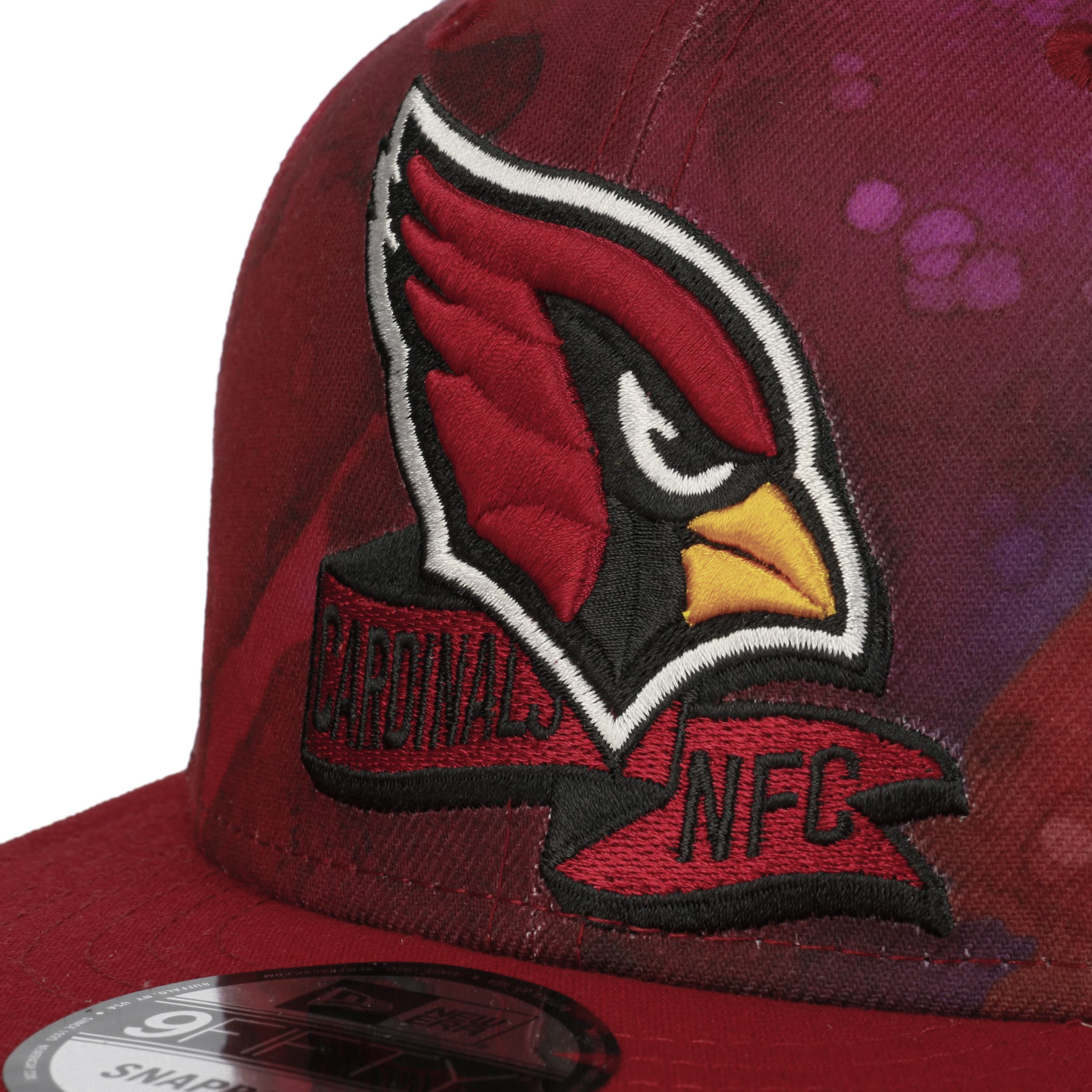 Men's New Era Black Arizona Cardinals Basic 9FIFTY Adjustable Snapback Hat