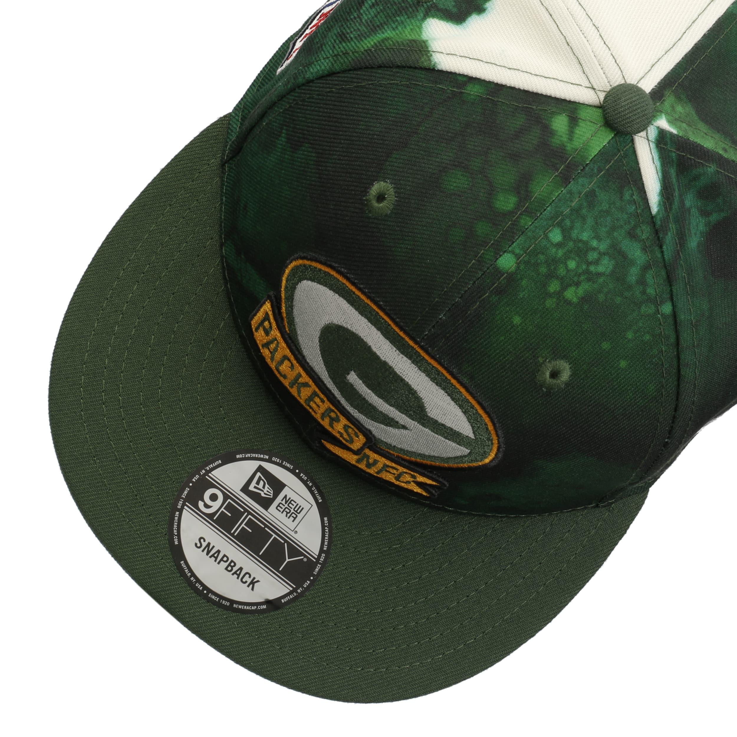 Green Bay Packers New Era Script 9FIFTY Snapback Hat - Green